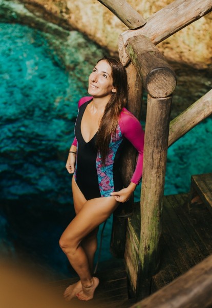 Calida Surf One Piece | Wine Leaf