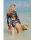 Calida Surf One Piece | Black Palm
