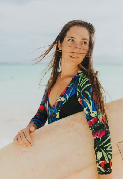 Calida Surf One Piece | Black Palm