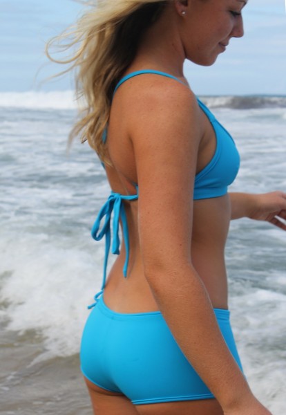 Azahar Surf Top | Blue&Grey