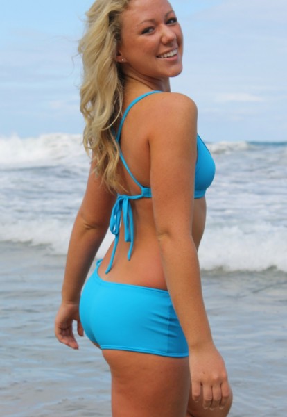 Azahar Surf Top | Blue&Grey