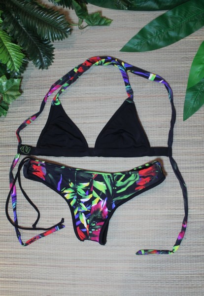 Blanca Surf Top | Black Palm