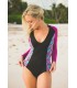 Calida Surf One Piece | Wine Leaf
