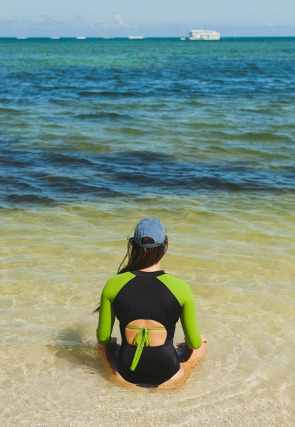 Calida Surf One Piece | Green Bird