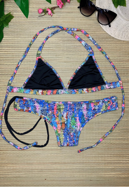 Blanca Surf Top | Eclipse Rainbow